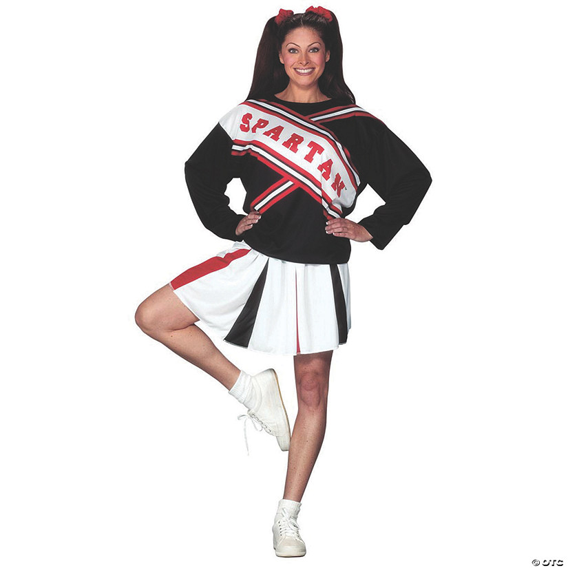 Cheerleader Spartan Girl Adult Women&#8217;s Costume Image