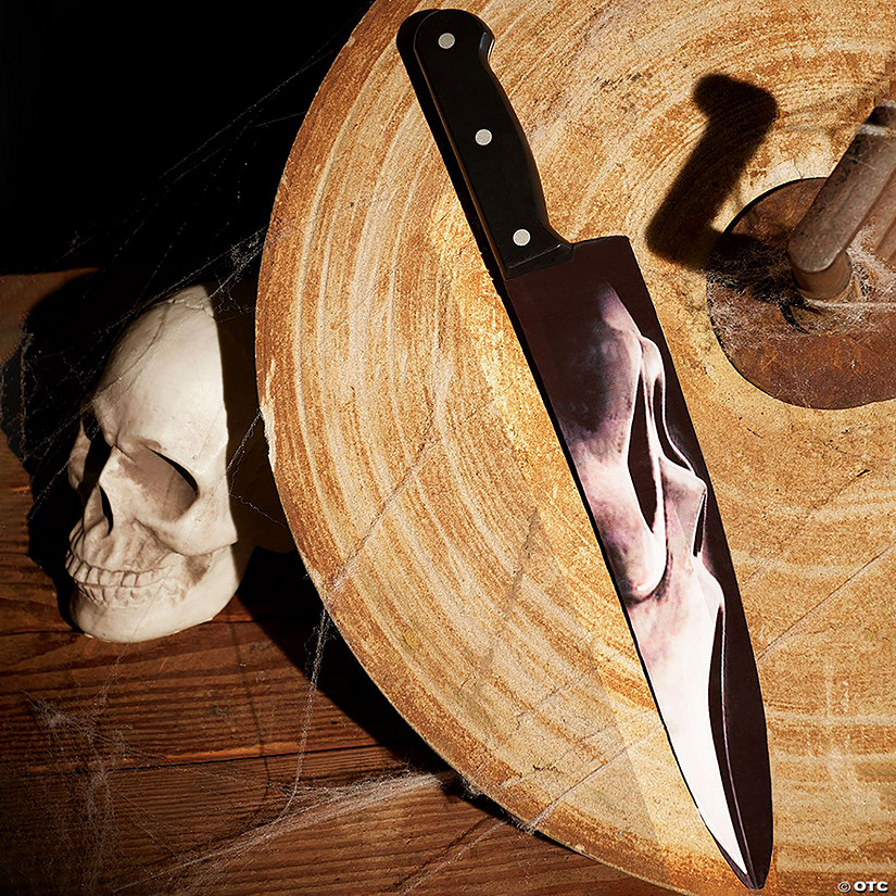 Chef Knife 15 inch Ghost Face&#174; Graphic Blade Image