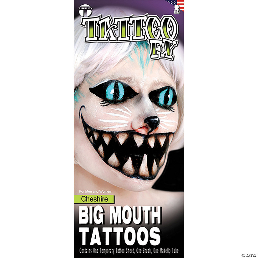 Cheshire Big Mouth Tattoo Fx Image