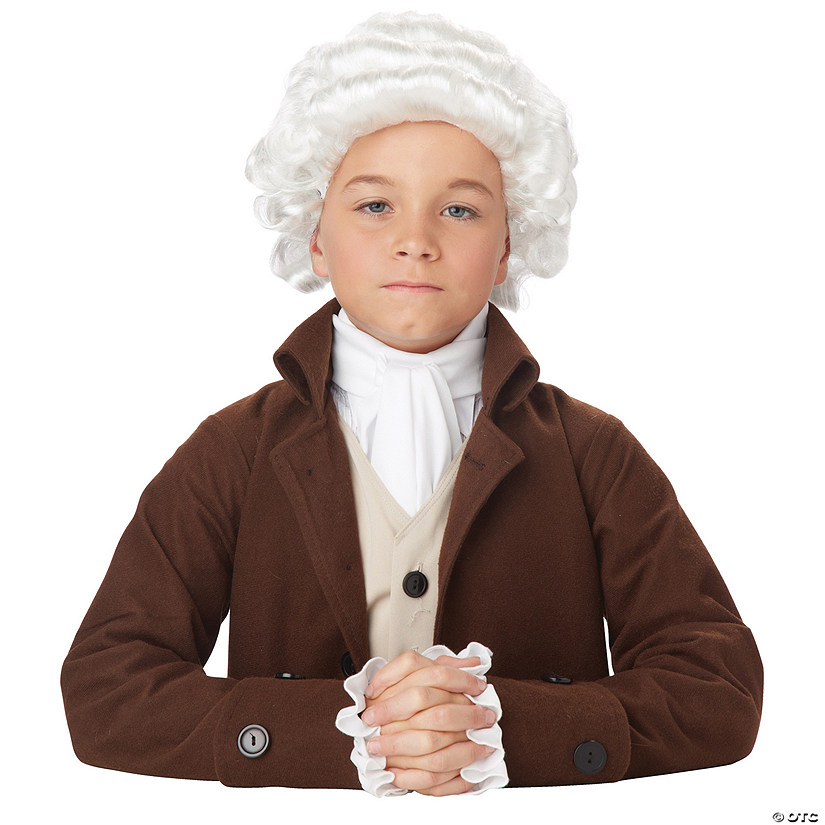 Child Colonial Man Wig Image