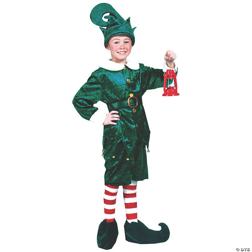 Child&#8217;s Holly Jolly Elf Costume - Extra Small Image