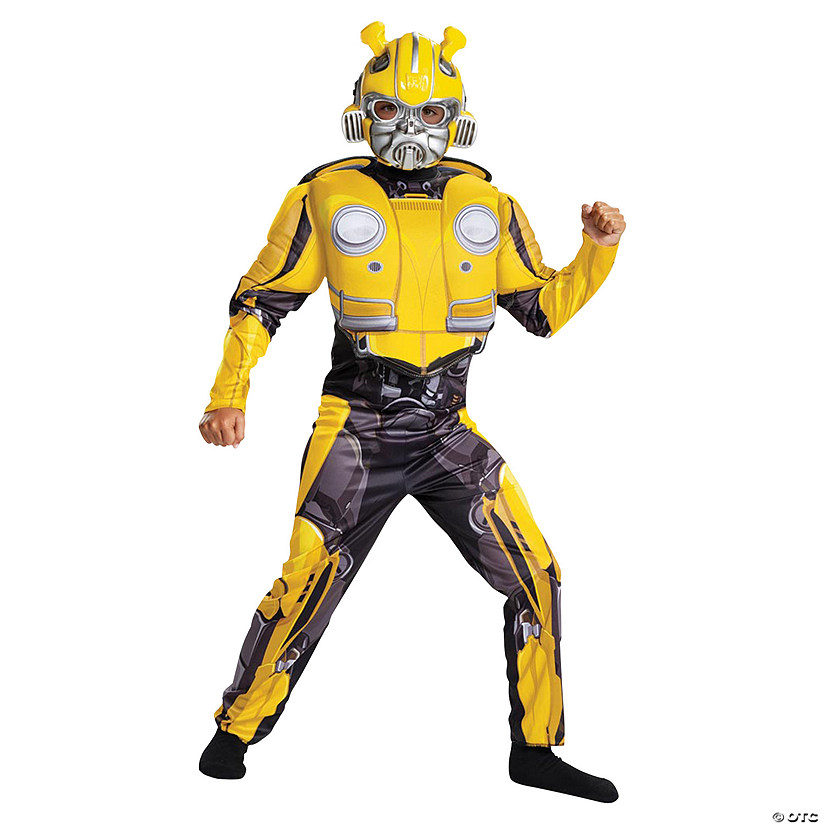 Child&#8217;s Muscle Transformers Bumblebee Costume - Medium Image