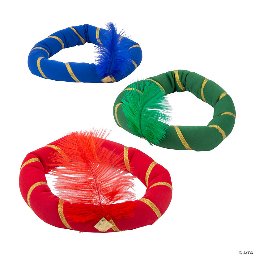 Child&#8217;s Wise Men Crowns with Feather - 3 Pc. Image