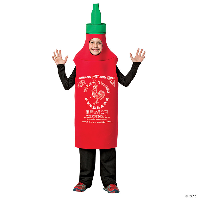 Child's Sriracha Costume Image