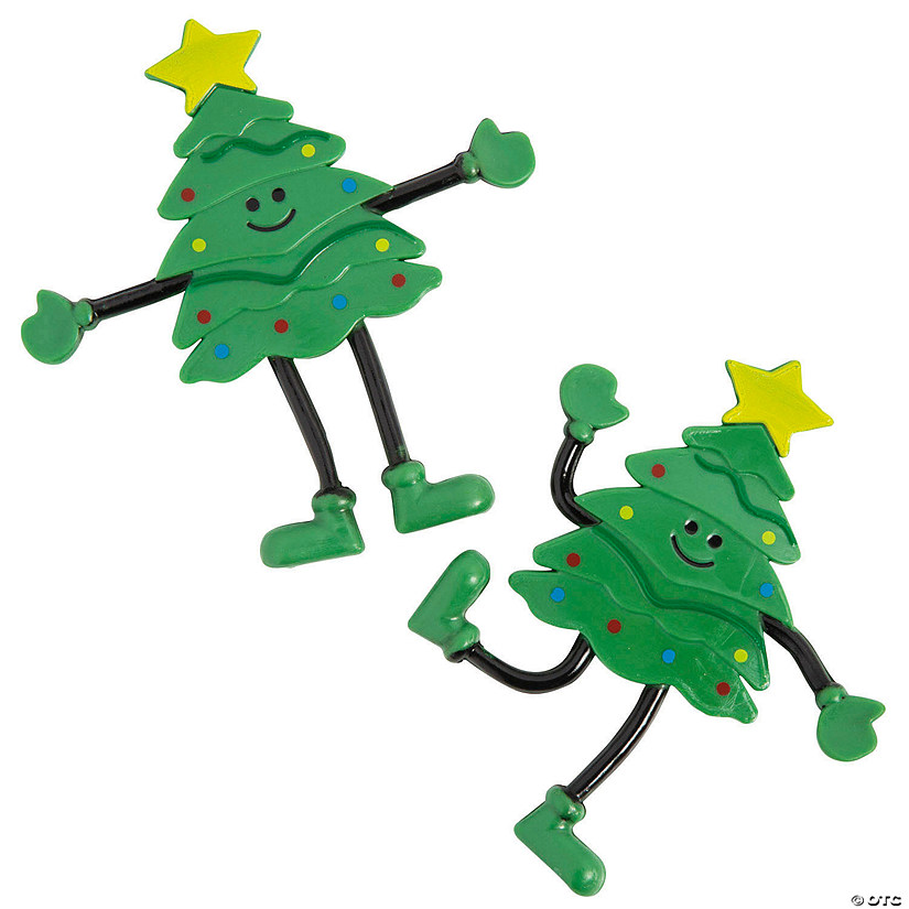 Christmas Tree Bendables - 12 Pc. Image
