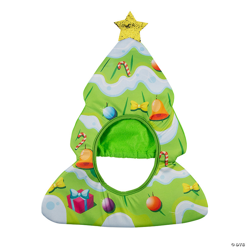 Christmas Tree Head Pull-Over Prop | Halloween Express