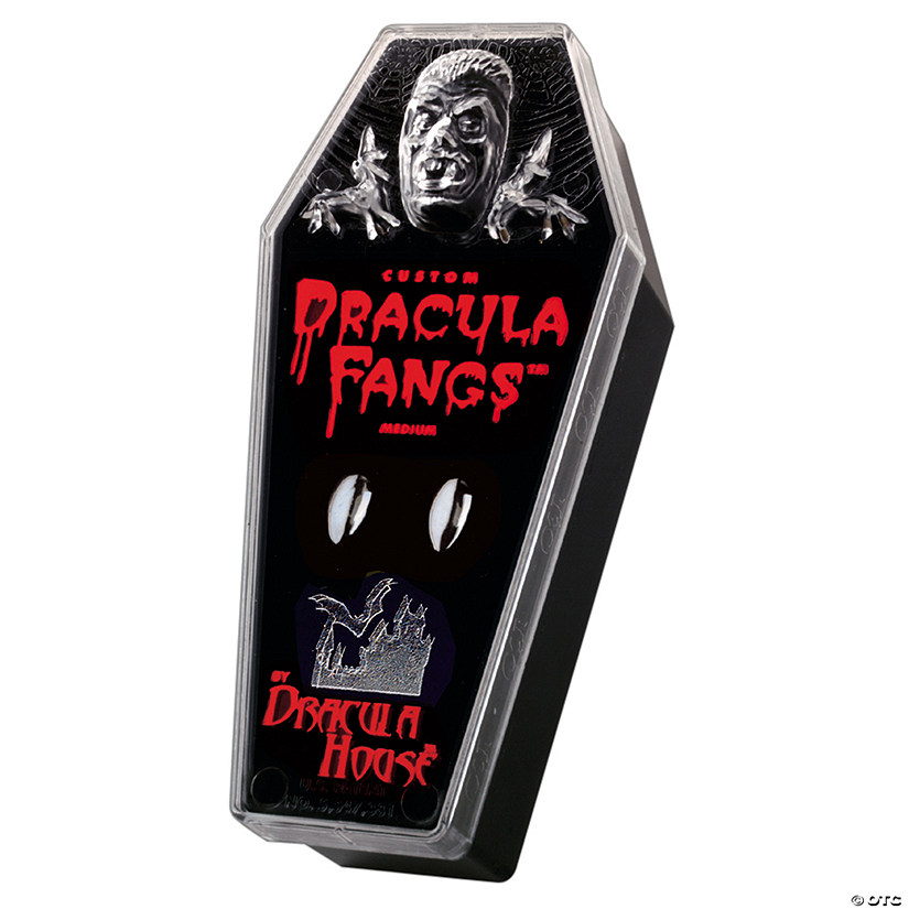 Chrome Plated Dracula Fangs Image