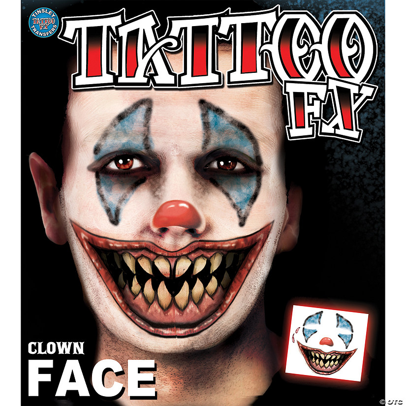 Clown Face Tattoo Image