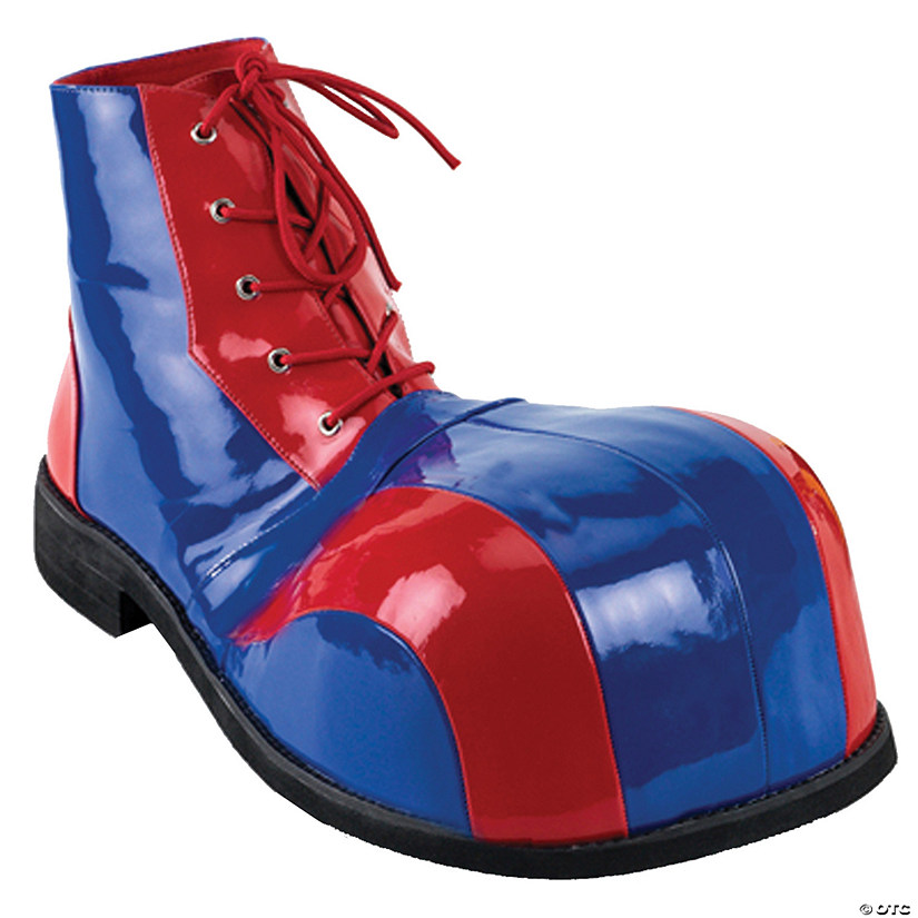 Clown Shoes Red & Blue Patent Image