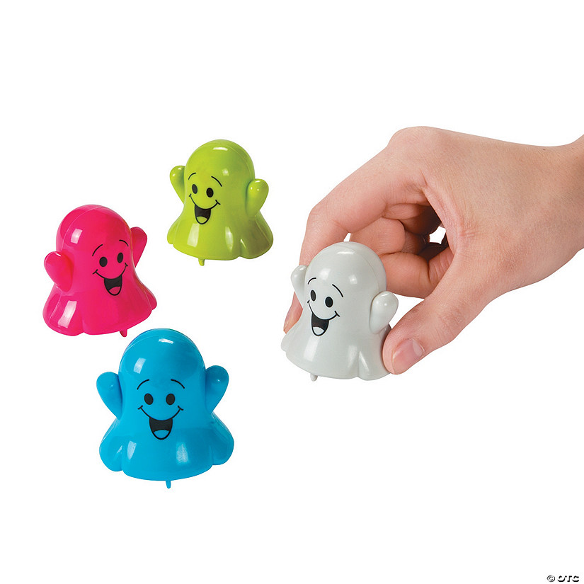 Colorful Ghost Pull-Back Toys - 12 Pc. Image