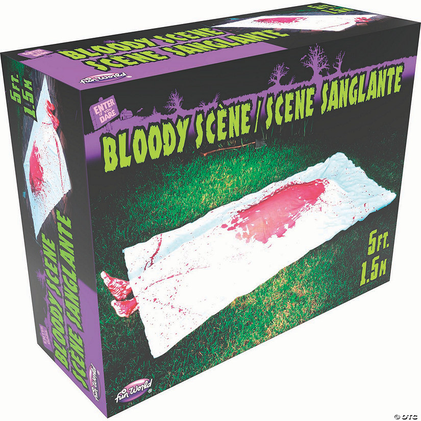 Complete Bloody Murder Scene Kit Halloween Decoration Image