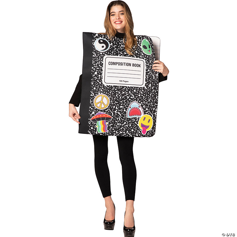 Composition Notebook Adult Costume