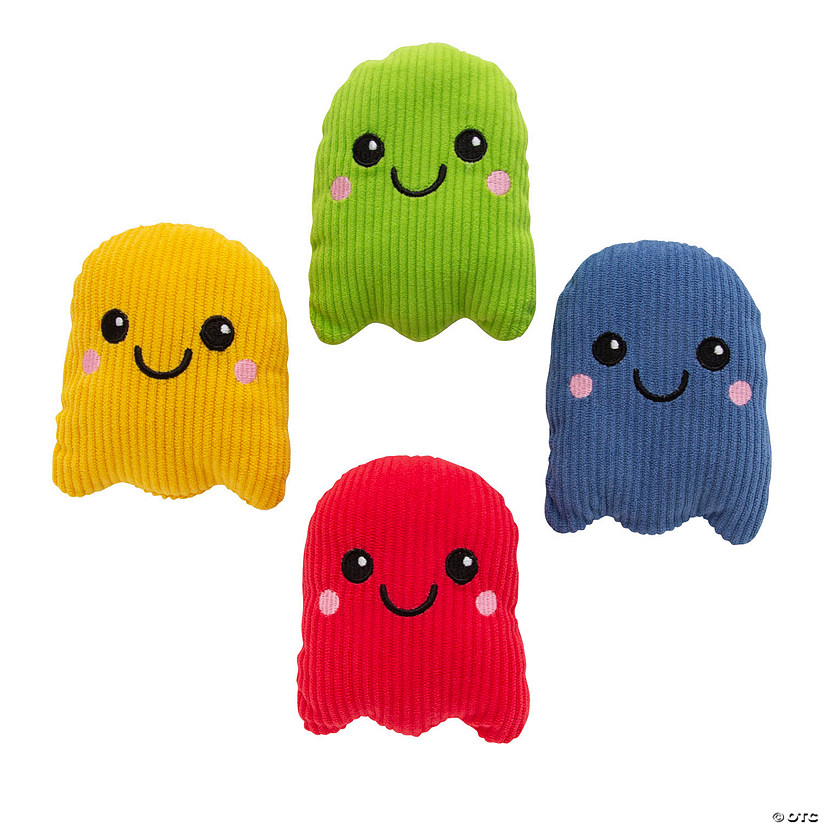 Corduroy Halloween Stuffed Ghosts - 12 Pc. Image