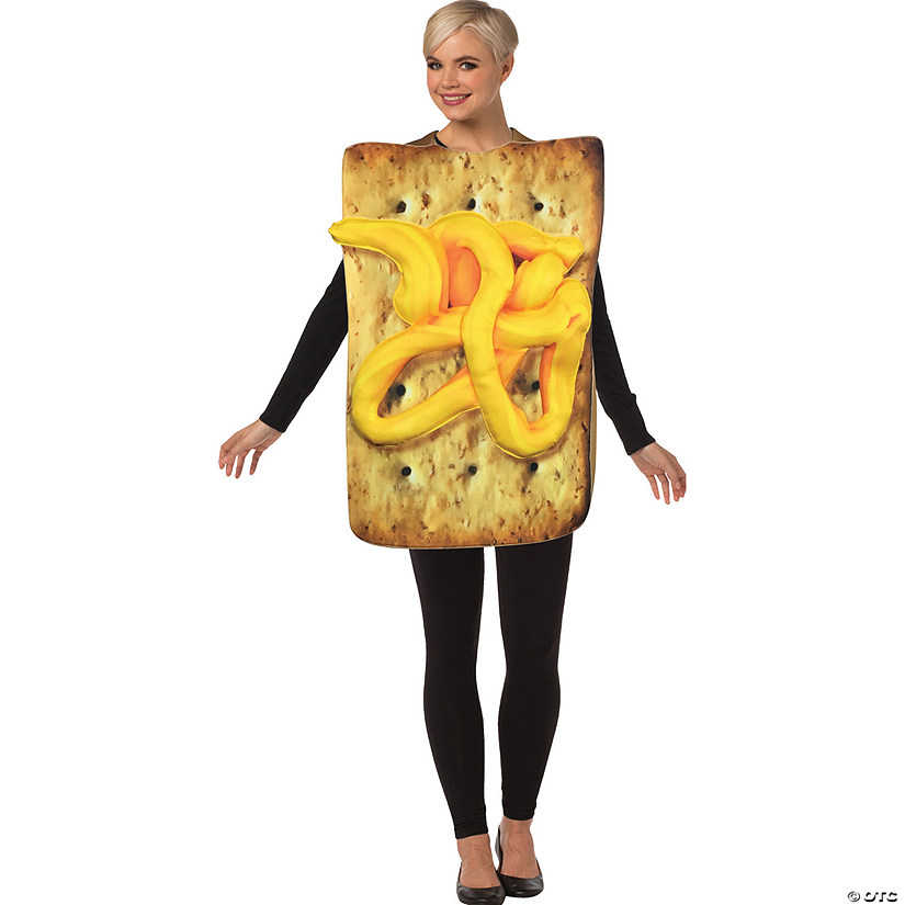 Cracker With Cheezy Cheese Image