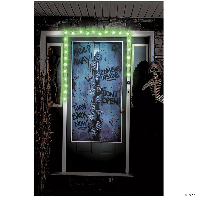 Creepy Zombie Door Decoration Kit Image
