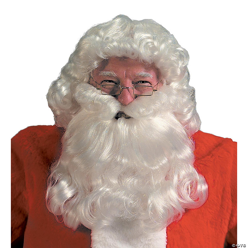 Curly Santa Wig & Beard Set Image