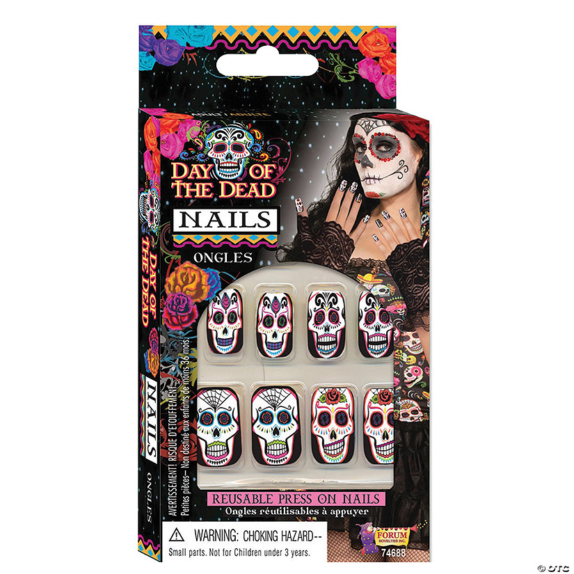 Day Of The Dead Nails Image