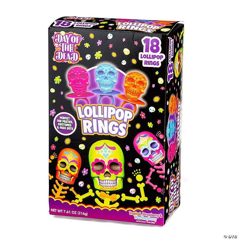 Day of the Dead Ring Lollipops Image