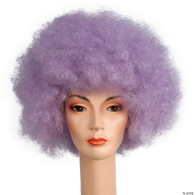 Deluxe Afro Wig, Purple Image