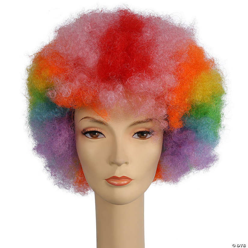 Deluxe Afro Wig, Rainbow Image
