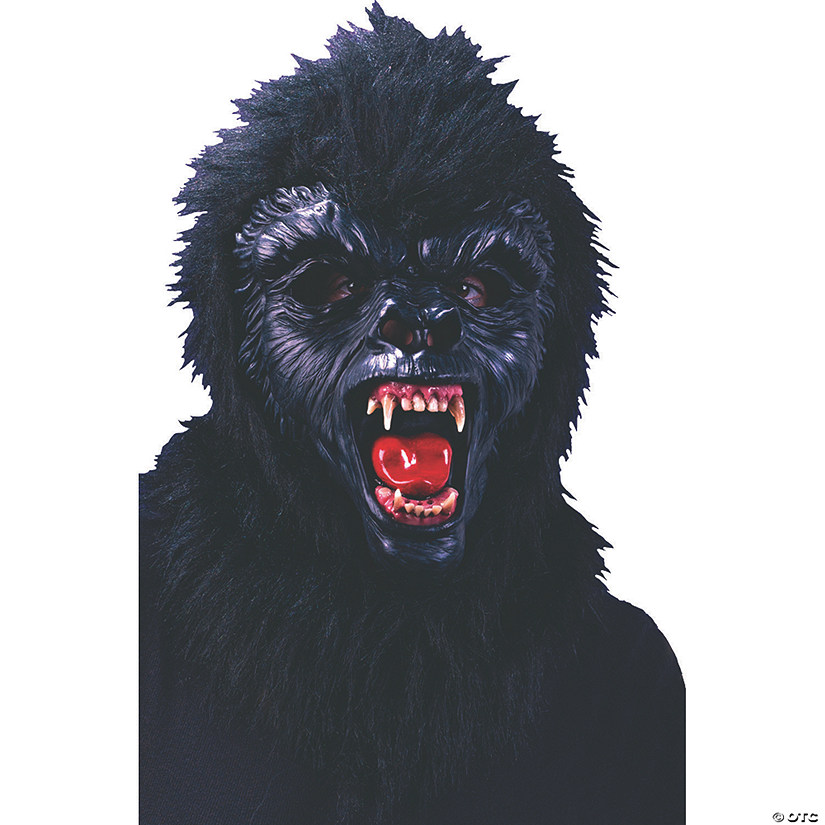 Deluxe Gorilla Mask with Teeth Image