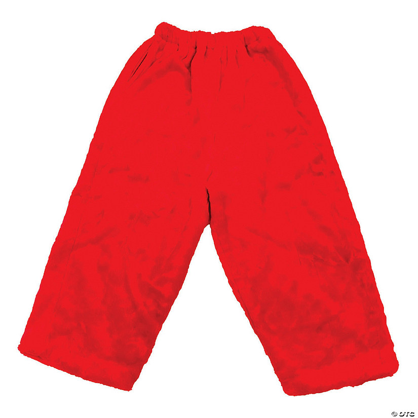 Deluxe red pile plush Santa Claus Pants are a perfect match for our Professional Santa Suit. These are excellent replacement pants or good to have as a spare pair as needed. Made with an elastic waist and includes side pockets. Image