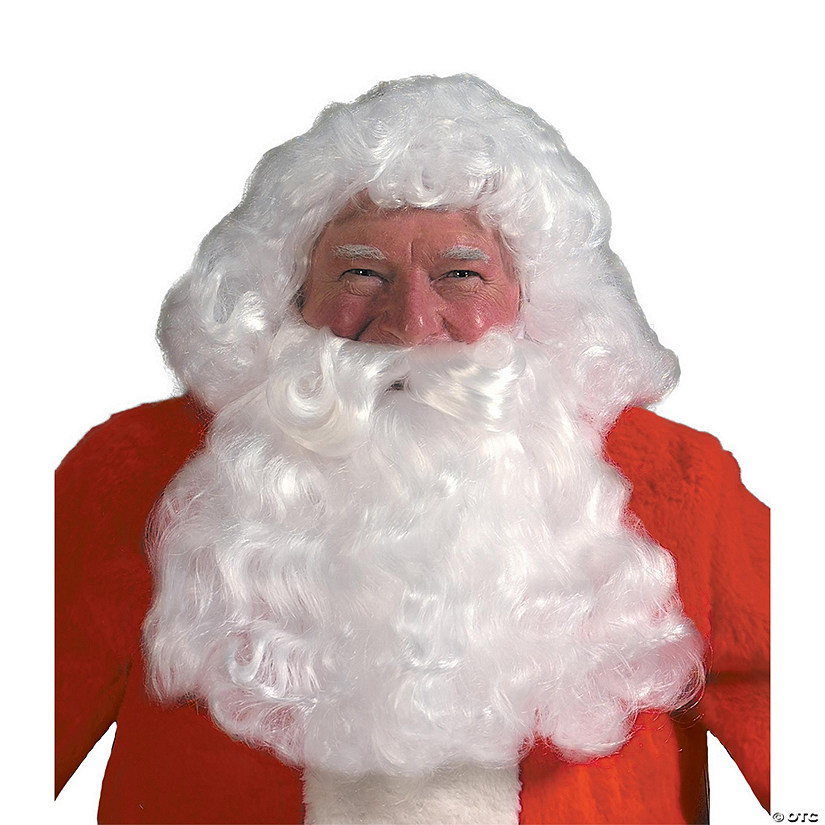 Deluxe Santa Wig &amp; Beard Set Image