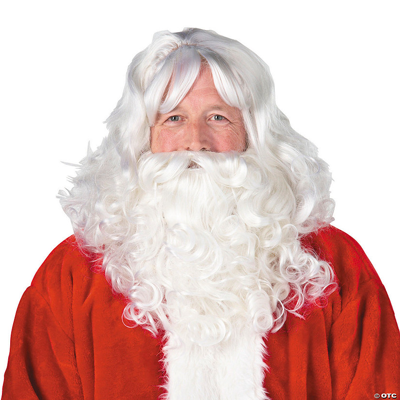 Deluxe Santa Wig &amp; Beard Image
