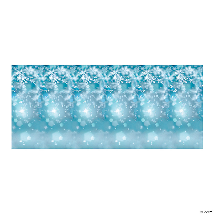 Design-A-Room Snowflake Print Backdrop - 2 Pc. Image