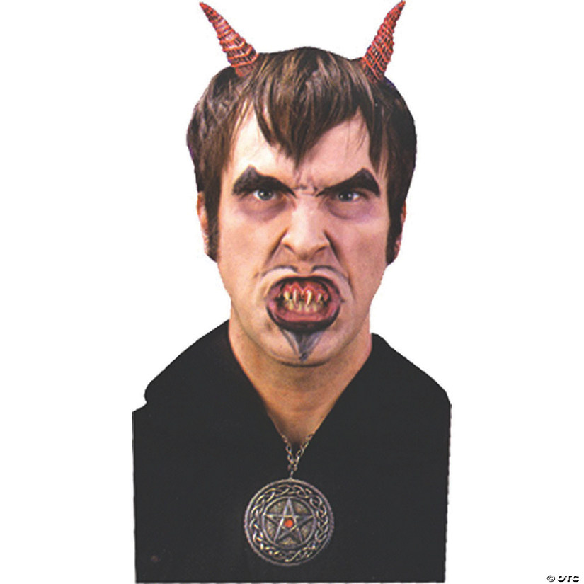 Devil Instant Costume Accessory Kit with Teeth Image