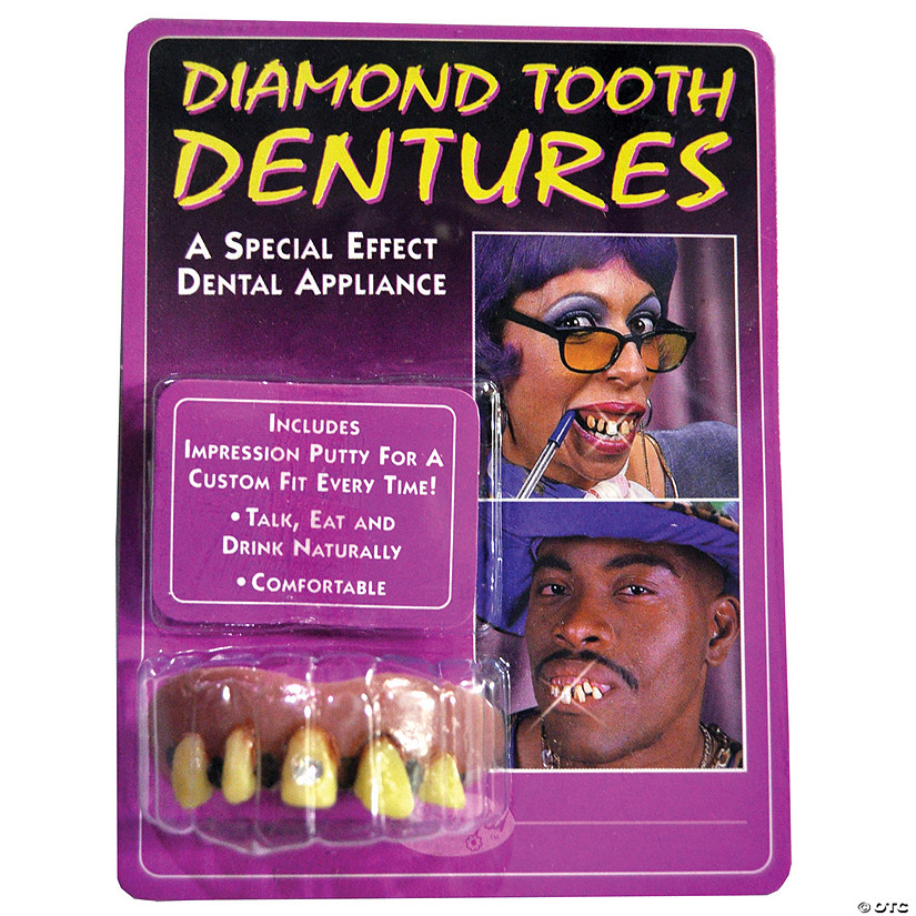 Diamond Tooth Dentures Image