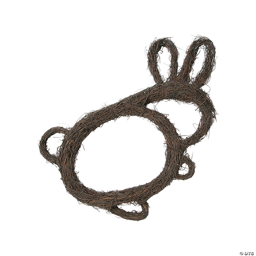 DIY Grapevine Rabbit Wreath Image