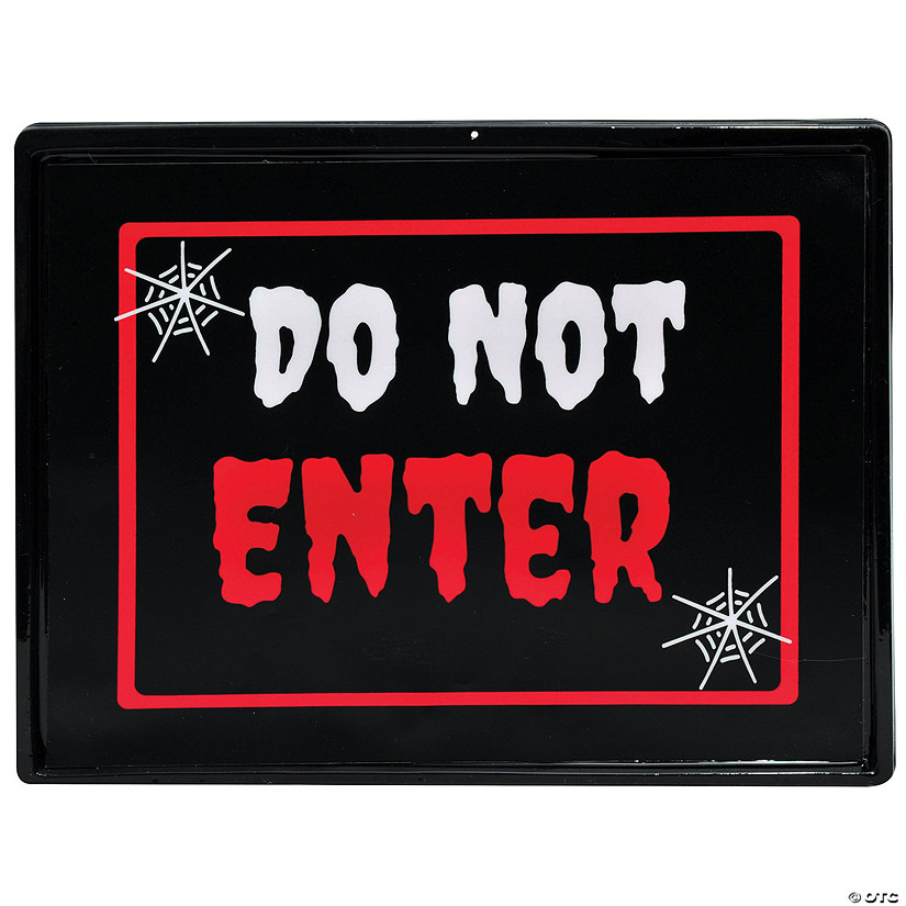 Do Not Enter Neon Light-Up Sign Image