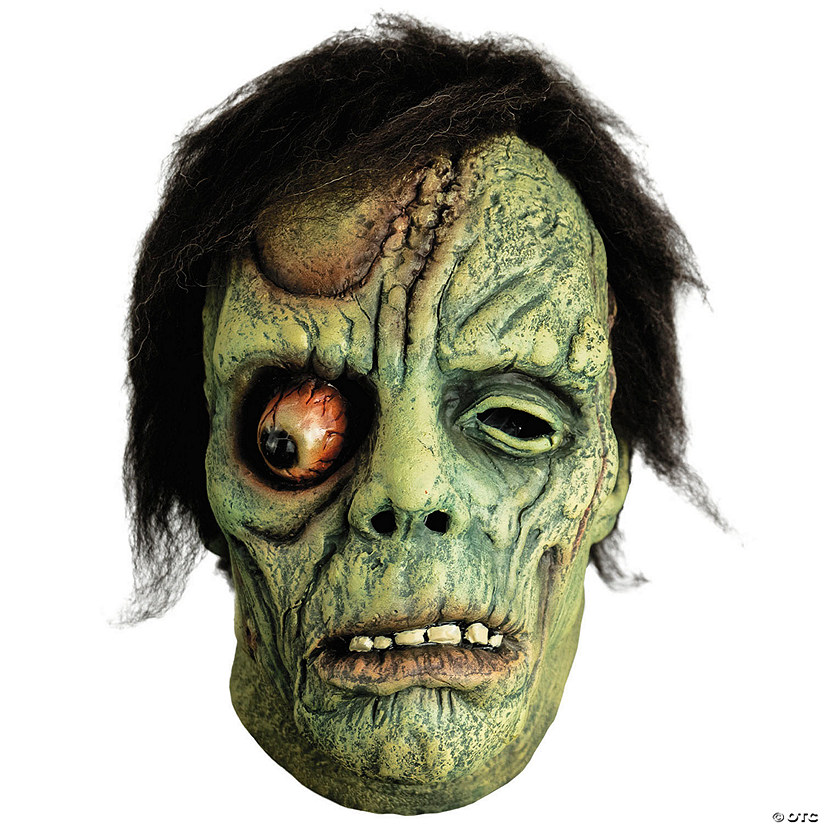 Don Post Studios Teenage Monster Overhead Latex Mask with Hair - One Size Image