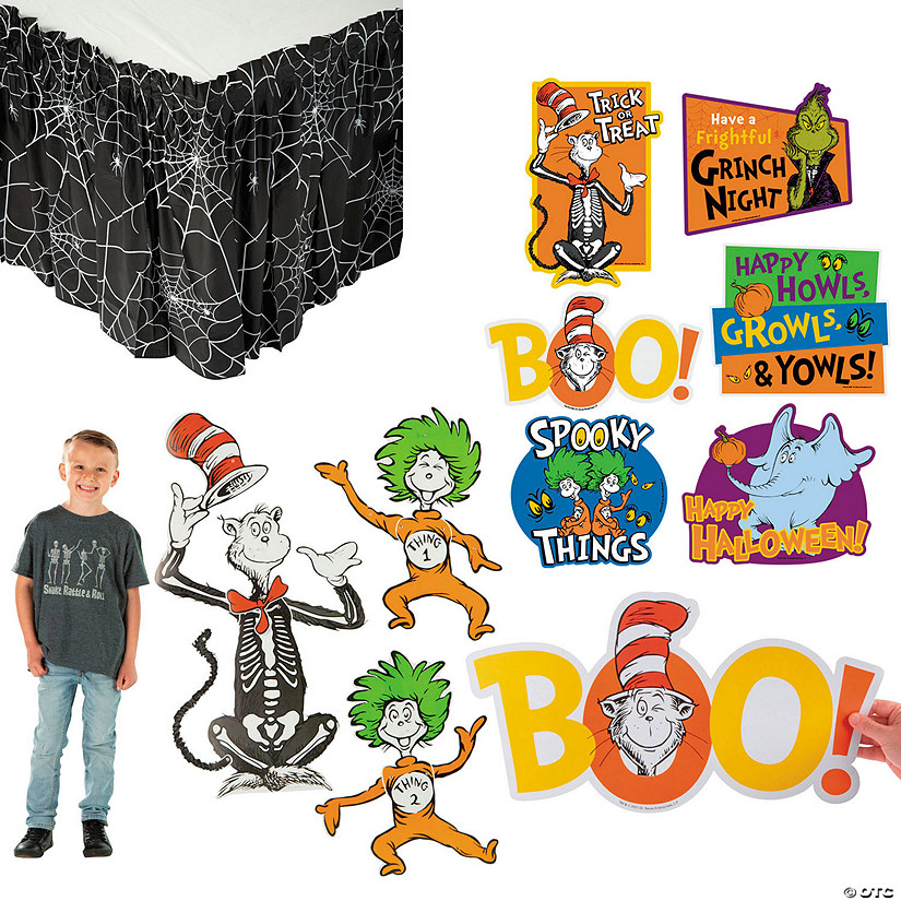 Dr. Seuss&#8482; Value Halloween Trunk-or-Treat Decorating Kit - 10 Pc. Image
