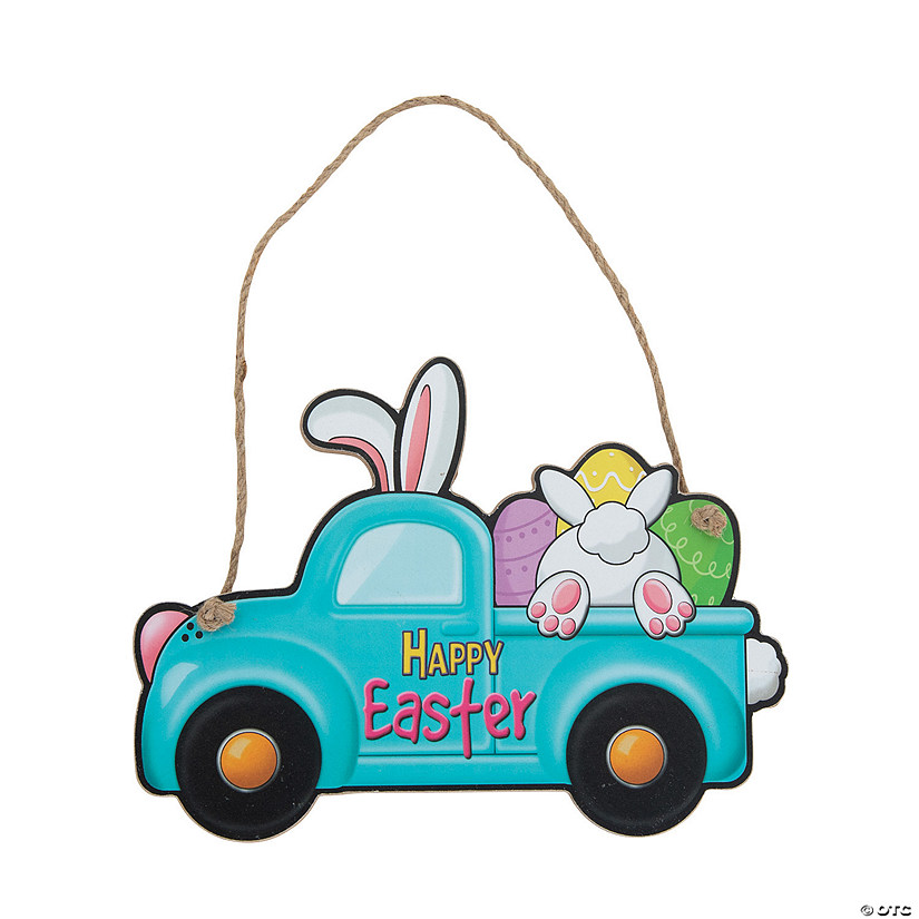 Easter Bunny Truck Sign Image