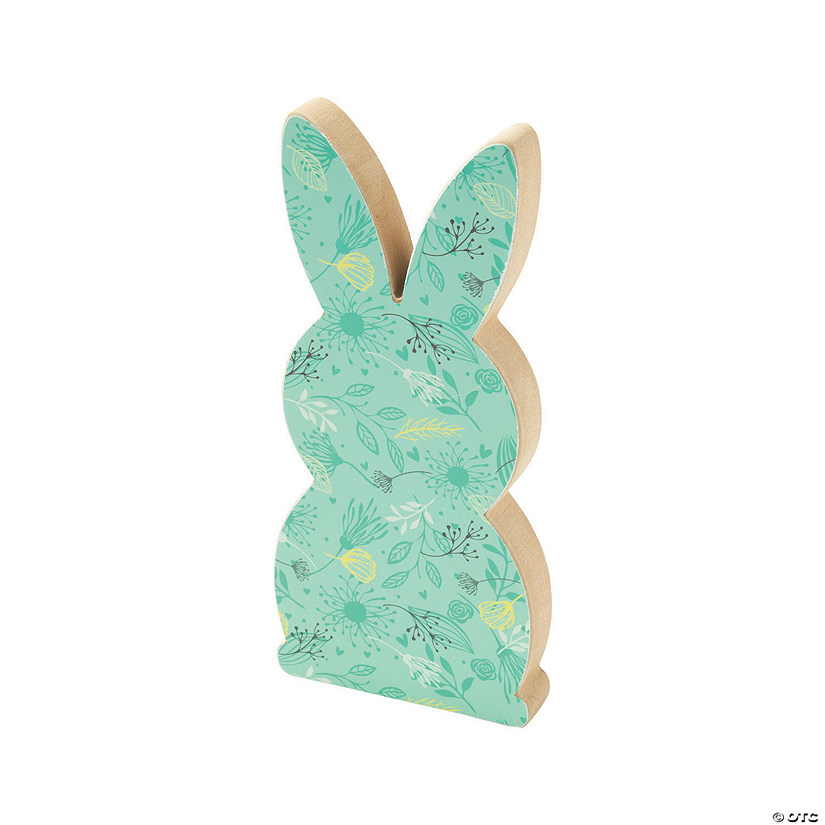 Easter Bunny with Pom-Pom Tail Tabletop Decoration Image