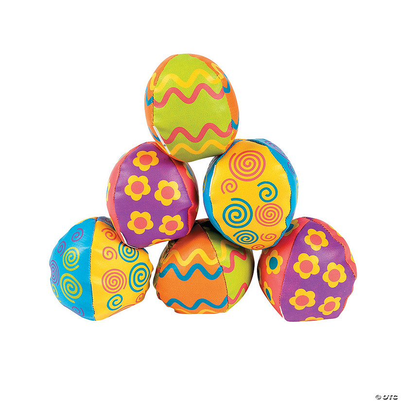 Easter Egg Kickballs - 12 Pc. Image