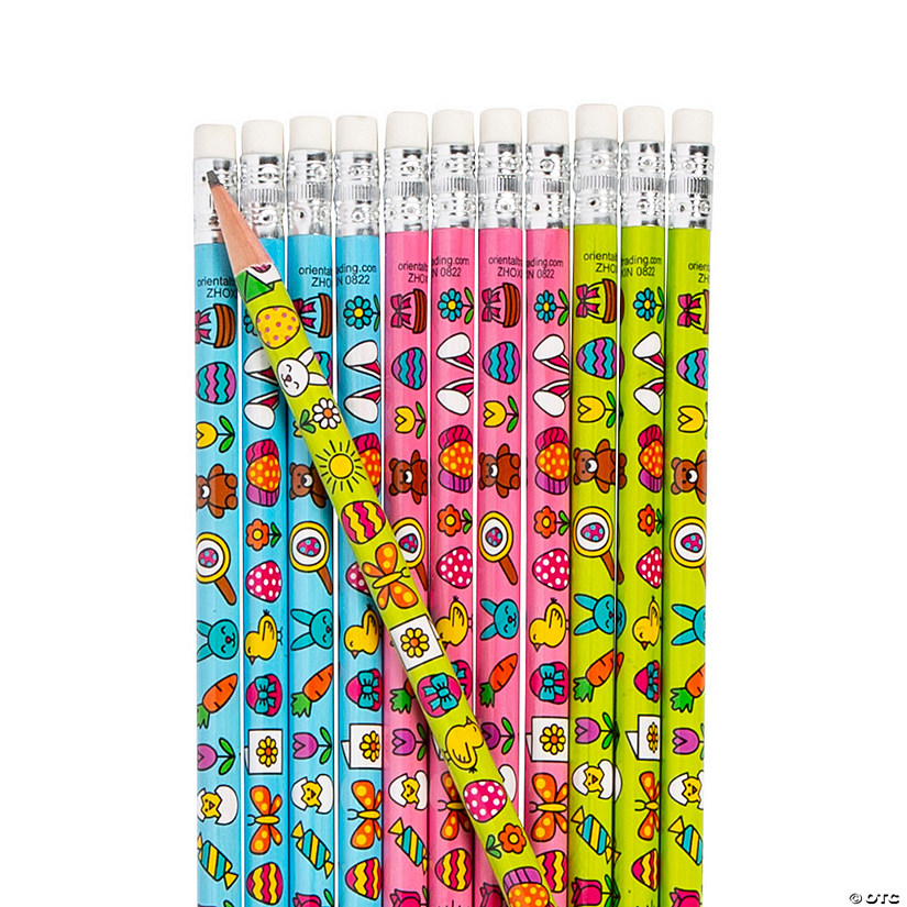 Easter Icons Pencils Assortment - 24 Pc. Image