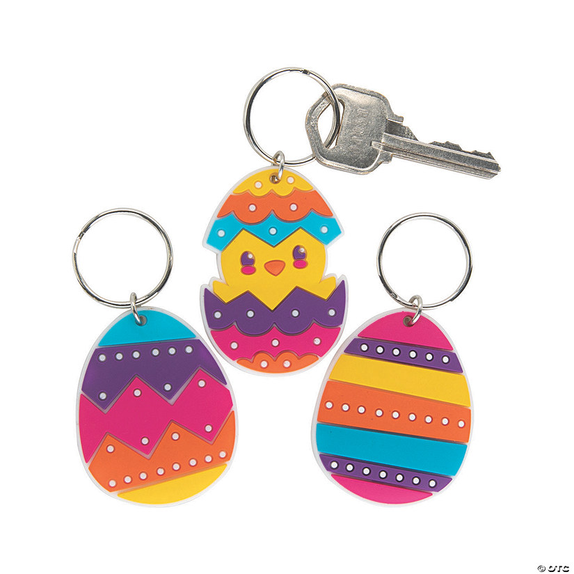 Easter Keychains - 12 Pc. Image