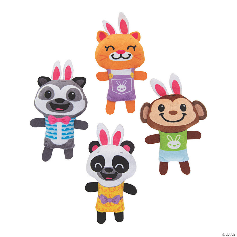 Easter Stuffed Smiling Animals Image