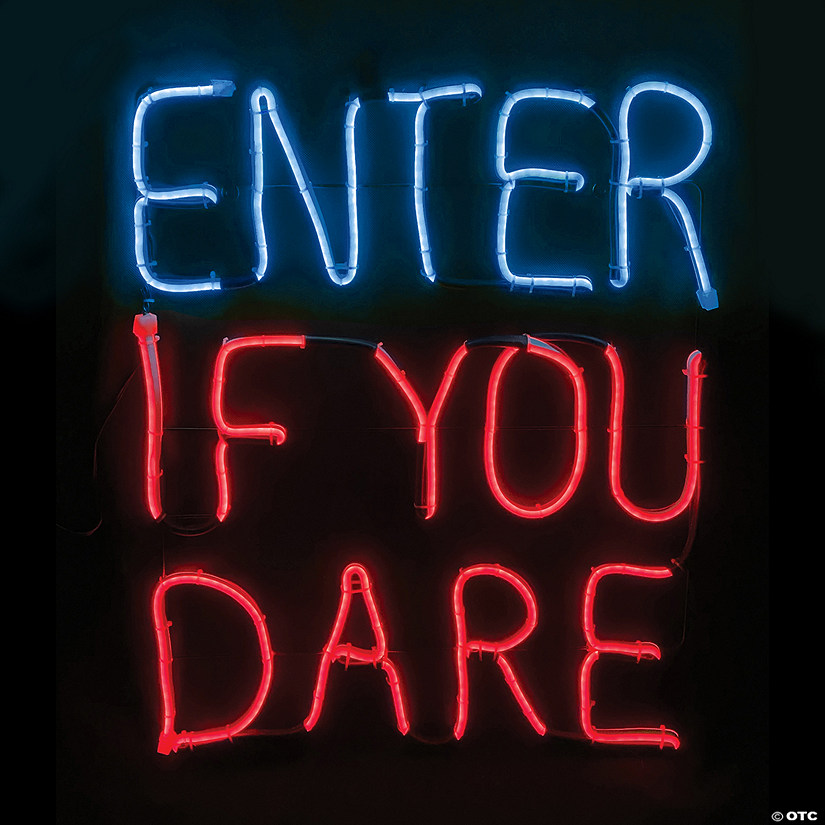 Enter If You Dare Sign Image