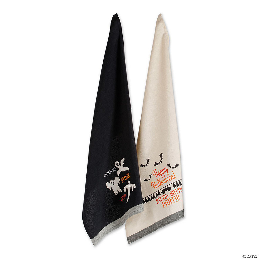 Everybatty Party Printed Dishtowel (Set Of 2) Image