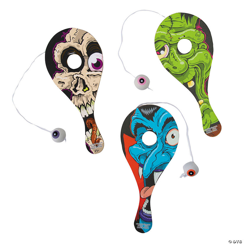 Eyeball Catch Paddleball Games - 12 Pc. Image