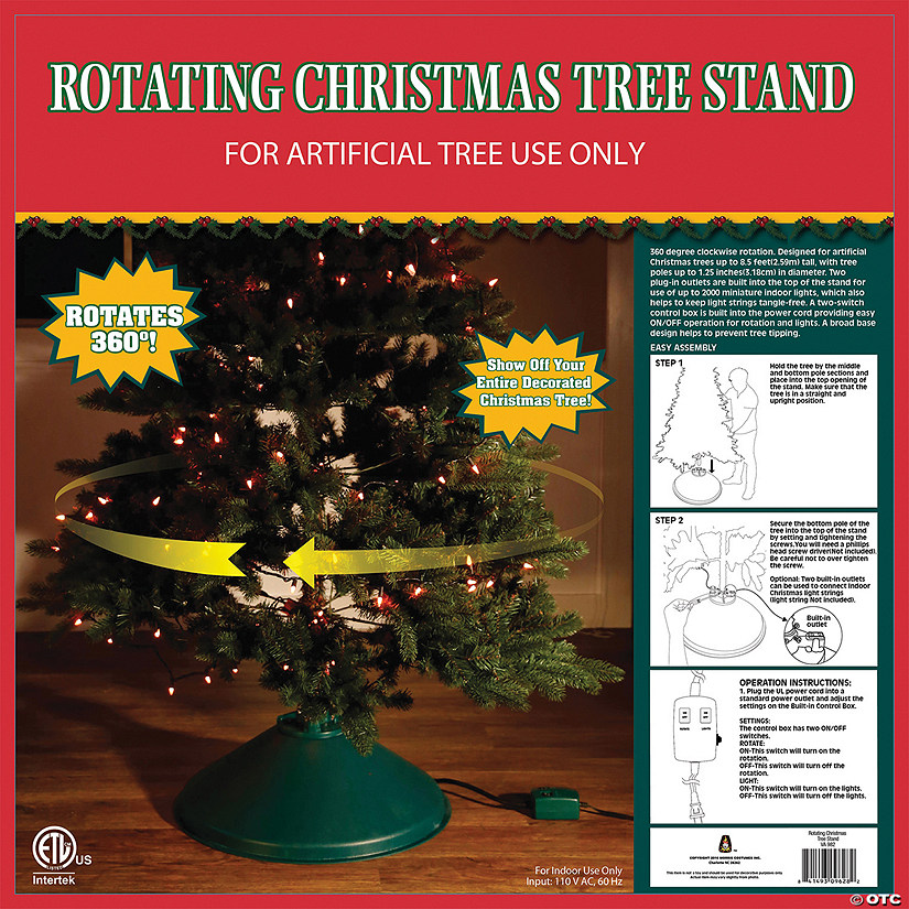 EZ Rotating Christmas Tree Stand Image