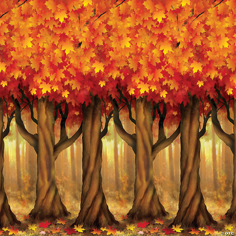 Fall Trees Backdrop Image
