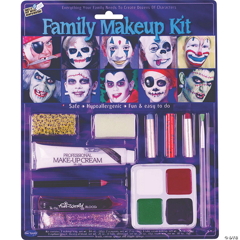 Family Halloween Makeup Kit Image