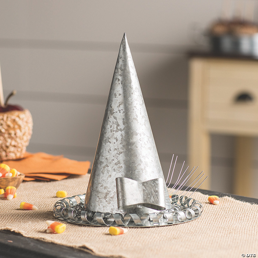 Farmhouse Fall Witch Hat Halloween Decoration Image