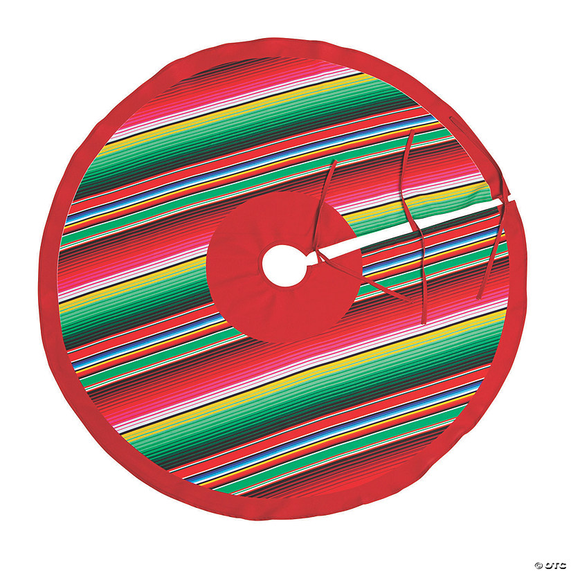 Fiesta Christmas Sarape Tree Skirt Image
