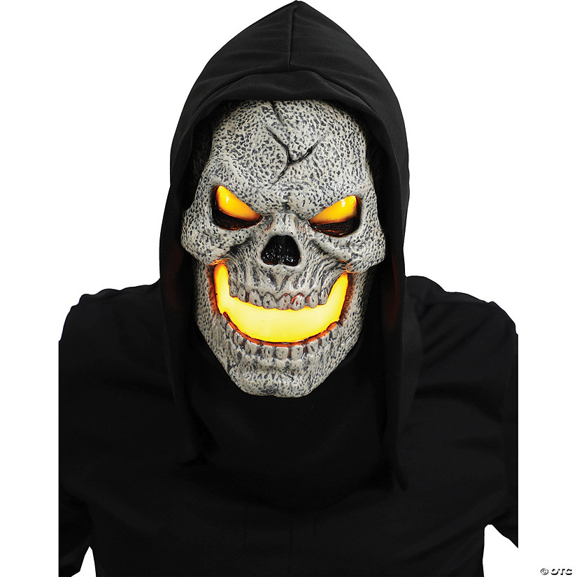 Flame Fiend Skull Yellow Mask Image